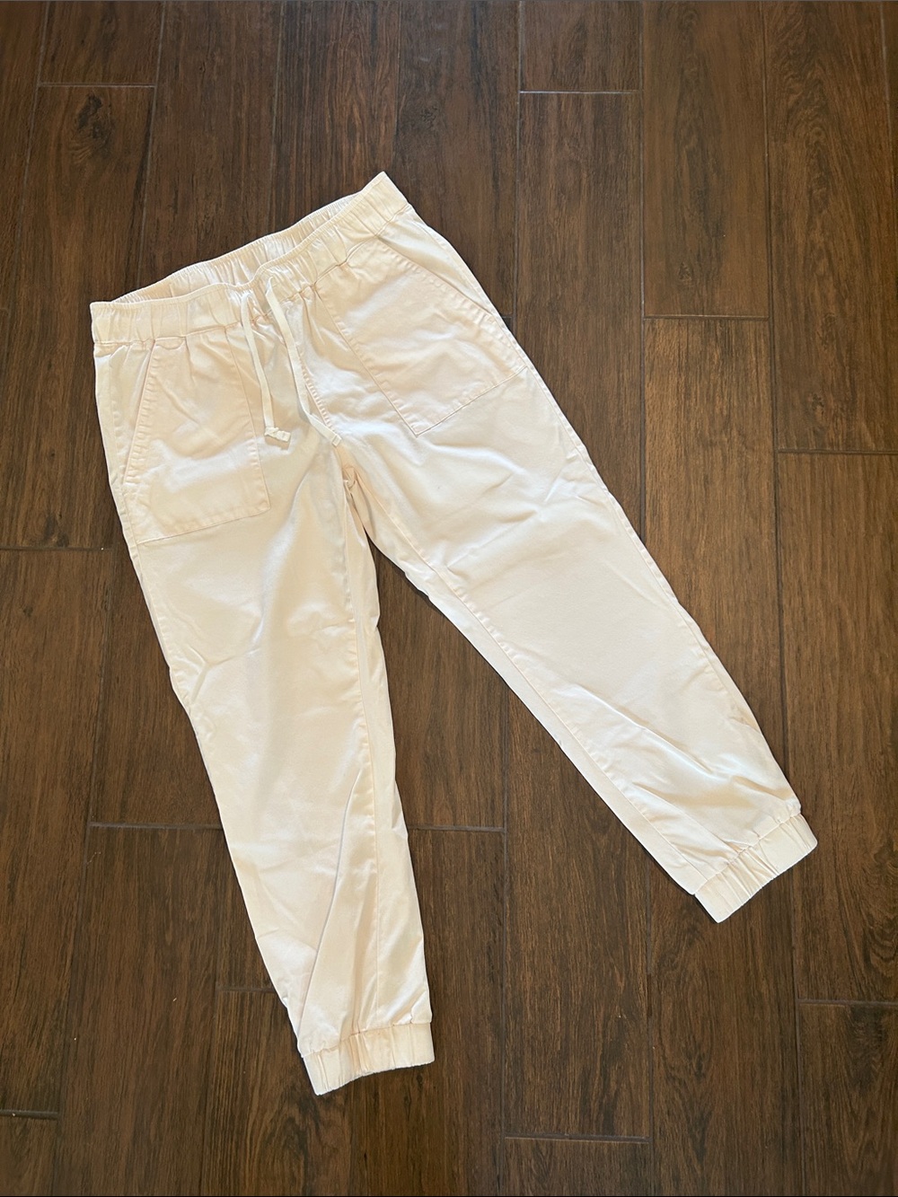 Buffalo David Bitton Off-White Drawstring Jogger Pants
